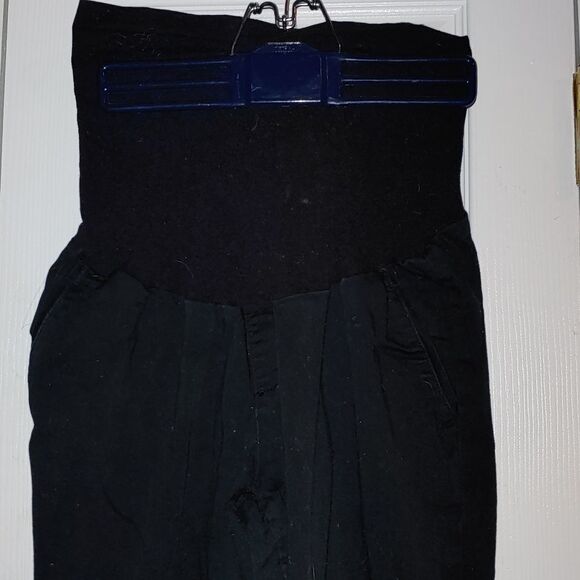 Indigo Blue Full panel black pants  Sz PL - Picture 3 of 7
